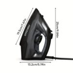 ⁦PANCERKA 1pc Electric Steam Iron Designed for Garments Featuring a Self-Cleaning Teflon Non-Stick Soleplate, 1600W Power, Automatic Shutoff, And Anti-Drip Functionality Suitable for Various Fabrics Including, Wool, Polyester, Silk, Linen, And Nylon.⁩ - الصورة ⁦7⁩