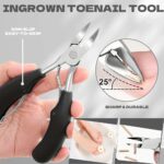 ⁦5pcs/set Nail Clippers Manicure Tool Set, Cuticle Nippers And Cutter Kit, Professional Nail Clippers Pedicure Kit, Grooming Kit for Travel, Nail Clipper Set⁩ - الصورة ⁦4⁩
