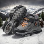 New Boys' Boots with a Cozy Plush Lining, Warm And Comfortable, Suitable for Both Boys And Girls, Perfect for Outdoor Hiking in Autumn And Winter, Available in Four Colors.