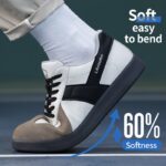 Women's Fashion Protective Shoes Work Casual Style Steel Toe Anti-Slip 4.0mm Kevlar Anti-Puncture Ultra Soft Sole All-Season Safety Footwear - Image 3