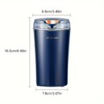 Coffee Bean Grinder Electric, Food Processor, Food Mixer, 200W Powerful Spice Grinder Electric, Grain Mills, Espresso Coffee Grinder for Spices, Nuts, 12 Cups/2.7oz, One Touch Push-Button Control with Brush, Coffee Spoon, 2 Blades - Image 7