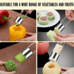 1/2/3pcs Stainless Steel Fruit & Vegetable Corer Tool - Efficient Kitchen Gadget for Cucumbers, Bell Peppers, Apples, Tomatoes, Jalapenos - Durable, Easy-to-Use Core Remover for Home Cooking, Core Removal Tool | Streamlined Design | Stainless Steel Tool - Image 5