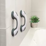 ⁦Suction Cup Shower Handle, Safety Support Handrail, Non-Slip Bathroom Grab Bar, Vacuum Cup Assist Grip, Plastic, No Electricity Needed, Bathroom Accessory⁩ - الصورة ⁦8⁩