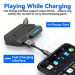 ⁦3-in-1 converter, one-handed keyboard, gaming keyboard and mouse combination, 35 game-specific keys, RGB lighting, membrane keyboard, ergonomic design, automatic pressing and grabbing of peripherals, long-term use without fatigue⁩ - الصورة ⁦5⁩