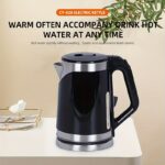 Electric Kettle 67.63oz Large Capacity Automatic Power Outage Anti-scalding Curling Boiling Kettle Household Stainless Steel Electric HotKettle - Image 2