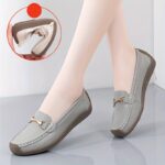 Women's Simple Flat Loafers, Casual Slip On Shallow Mouth Shoes, Lightweight & Comfortable Shoes - Image 3