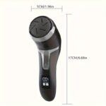 Rechargeable Electric callus Remover with dander Vacuum Cleaner - Professional Foot Care Kit with LCD Display, 2 Speeds, and Multiple Heads for Dead Light Beige Removal, Father's Day Gift - Image 3