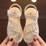 2024 (Upgraded Version) Girls' Summer Sandals, Stylish And Versatile Soft-Soled Beach Sandals for Princesses, Suitable for Toddlers And Older Children. - Image 2