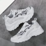 Women's Luminous Chunky Sneakers, Colorblock Mesh Low Top Running Trainers, Breathable Walking Sports Shoes plus size - Image 10