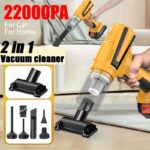 New Upgraded High-Power Brushless Motor Cordless Vacuum, 4-in-1 Multi-Functional Powerful Handheld Vacuum with Multiple Nozzle Attachments - Perfect for Car Interior, Home, and Office Cleaning, USB Charging, Suction, Blowing, Inflating Air Mattresses, and - Image 6