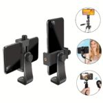 1pc Tripod Phone Mount Holder Head Standard Screw Adapter Rotatable Digtal Camera Bracket Selfie Lens Monopod Adjustable For Ring Light Camcorder, Compatible For Most Cellphones For IPhone - Image 3