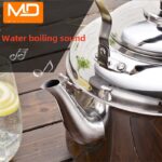 Moredor 5L Stainless Steel Whistling Tea Kettle for Stovetop - Large Capacity, Durable, Portable for Gas & Electric Stove, Home, Office, Restaurant Use - Uncharged, Easy Clean - Image 9
