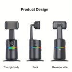 360° Smart Tracking Head with AI Cloud Eye - Wireless, Gesture-Controlled, Face Recognition, Horizontal/Vertical Screen Switch, Colorful Ambient Lights, Ideal for Selfie, Video, Live Streaming on YouTube, TikTok, Vlog, and More, Selfie Apparatus|Modern He - Image 10