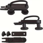 ⁦23 Pieces Car Roof Rack Accessories Kit: U-Shaped Clamps, Metal Fixtures, Stickers, Pads, Speed Clamps, Quick Release Straps, and Tension Bars - Suitable for 80mm Crossbars⁩ - الصورة ⁦7⁩