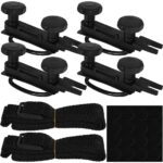4 Universal Roof Box U-Bolt Clips, Upgraded Roof Rack Bolts, Van Mount Accessories Kit Metal U-Bracket Clips with 8 Locking Nuts and 2 Straps - Image 8