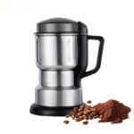 Nirva Grinder with a 300W Strong Motor Offers Quick Grinding in Just 10 Seconds. It'S a Grain Mill Suitable for Beans, Spices, And Nuts, Featuring a 4-Blade Stainless Steel Design. This Electric Coffee Bean Grinder Has a 400G/400Ml/14Oz Deep Grinding Cham - Image 7