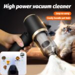 ⁦For Mini Handheld Vacuum Cordless, Car Vacuum Cleaner Portable Charging, Three-in-One, Dust Suction and Air Blower and Hand Pump, 5000PA Hand Vacuum High Power, Cleaning Favorite⁩ - الصورة ⁦3⁩