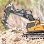 Remote Control Excavator Toy with 11-Channel Alloy Metal Construction, 2.4GHz Wireless, USB Rechargeable 18650 Lithium Battery, Weather-Resistant, Operating Voltage ≤36V, for Kids 14+ Years