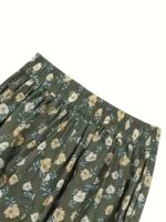 ⁦Girls Lightweight & Comfy Allover Strawberries Pattern Print Jogger Pants For Summer⁩ - الصورة ⁦9⁩