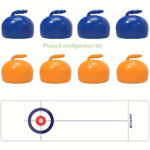 ⁦Adult Tabletop Popsicle Game & Home Entertainment Board Game, Including A Table Tennis Cloth And 8 Popsicles⁩ - الصورة ⁦3⁩