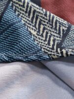 ⁦Men's Lightweight Summer Short Sleeve Casual Shirt - Geometric Print, Button-Up, Loose Fit, Polyester Blend, Machine Washable, Multicolor⁩ - الصورة ⁦4⁩