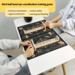 Interactive Wooden Stickball Game - Educational Family & Party Board Toy for Youngsters and Adults, Perfect for Birthday, Christmas, or Youngsters's Day Gifts - Image 4