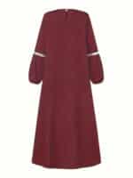 2023 New Women's Elegant Arabic Abaya Robe with Sequin Sleeves - Long Sleeve Modest Cover Dress, Solid Green, Machine Washable for Spring Summer Fall, Modest Apparel, Sequined Details, No Stretch Fabric - Image 5