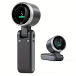 Portable Handheld Turbo Fan with 5-Speed, USB Rechargeable Battery - Up to 12 Hours of Operation, Ideal for Outdoor Activities, Travel & Work - Black - Image 3