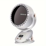 Digital display power level shows six wind power Automatic head shaking USB No leaf fan Rechargeable Table Fan Clip-on Type Portable Mini Desk Fan 360 Degree Rotation Adjustable Clip-on Fan For Student Dormitory - Image 11