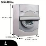 Heavy-Duty Waterproof & Dustproof Washing Machine Cover - UV Resistant, Multiple Sizes for Front Load Washers, Easy Roll-Edge Design, Safety Certified Appliance Protector - Image 4