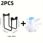 ⁦Space-Saving Metal Bucket Rack - Easy Assembly, Perfect for Kitchen & Office Storage, Water Bucket, Daily Essentials⁩ - الصورة ⁦13⁩