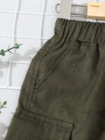 Two-Pack Boys' Summer Printed Work Shorts Made of Pure Cotton, Perfect for Outdoor - Image 5