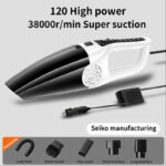 ⁦In-car Vehicle Household Indoor Large Vacuum Cleaner Power Large Suction Strong Vacuum Vehicle Small Vehicle Vacuum Cleaner Dry-wet Dual-use 12V⁩ - الصورة ⁦7⁩