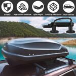 4 Universal Roof Box U-Bolt Clips, Upgraded Roof Rack Bolts, Van Mount Accessories Kit Metal U-Bracket Clips with 8 Locking Nuts and 2 Straps - Image 2