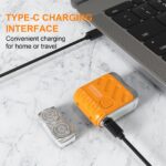 New mini electric portable dual blade floating men's electric shaver, available in three colors, clean shaving, USB charging, preferred for gift giving - Image 11