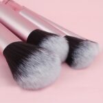 10pcs Mini Makeup Brush Set With Storage Bag, Portable Travel Supplies, Loose Powder Brush Contour Brush Eyeshadow Brush Eyebrow Brush Concealer Brush Kit, Professional Makeup Brushes Essential Cosmetics Ideal Gift - Image 4