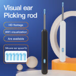 Inskam Visual Ear Pick, Visual Ear Pick with Camera And Light, Earwax Removal Tool with 6 Ear Pick Sets And 7pcs Ear Pick Set, Can Be Connected to Wifi, Battery/Usb Dual-Purpose, Lithium Battery Formaldehyde-Free, Suitable for All Mobile Phones, Safe And - Image 5