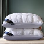 Luxury 5-Star Hotel Quality Pillow - Deep Sleep Neck Support, High-Density Non-Sagging All-Season Pillow with White Satin Cover, 100% Polyester Fill, Hand Wash Only & Vacuum Compression Packaging, Neck Pillow for Sleeping, Sophisticated Home Decor - Image 6
