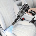 Portable 12V Car Vacuum Cleaner with Flat-billed Bird Nozzle, 3.6 KPa Suction, 0.1-0.2L Dust Cup, Cloth Filter, 65dB Quiet Operation, Wired with 3-5m Cord, 0-200W Rated Power, No Battery Required