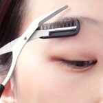 Eyebrow Scissors With Comb, Stainless Steel Scissors, Safety Eyebrow Makeup Scissors