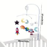 ⁦1set Baby Cartoon Musical Bed Bell, Manual Baby Musical Crib Bells, Popular Gifts⁩ - الصورة ⁦3⁩