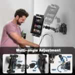 Heavy Duty 360° Rotating Car Tablet Mount with Suction Cup – Adjustable Dashboard Holder for iPad Pro/Air/Mini & 11.94-32.77cm Tablets, Phones, and GPS Devices, Foldable Aluminum Design, Secure Adhesive Pad, Easy Installation, Compatibility, Tablet Holder - Image 2
