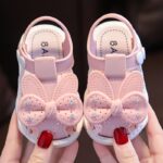Children'S Cartoon And Floral Pattern Low-Top PVC Shoes with Buckle Closure And Soft Sole for Infants And Young Learners