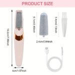 ⁦1pc Rechargeable USB Electric Foot File for Callus Removal - Portable Foot Grinder with Smooth, Round Design, Ideal for Foot Care and Smoothing, Foot Care Tool | Modern Foot Care | Smooth Finish, Foot Care Products⁩ - الصورة ⁦5⁩