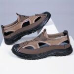 ⁦Men'S New Summer Breathable Mesh Slip-On Shoes, Perfect for Driving, Outdoor Activities, And The Beach.⁩ - الصورة ⁦4⁩