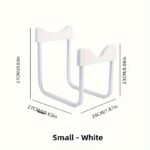 ⁦Space-Saving Metal Bucket Rack - Easy Assembly, Perfect for Kitchen & Office Storage, Water Bucket, Daily Essentials⁩ - الصورة ⁦9⁩