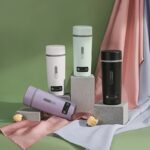 ⁦Smart Mini Electric Water Bottle - Portable & Safe with Auto Shut-Off, Easy-Clean Separable Cord for Home, Business Trips & Travel Use⁩ - الصورة ⁦4⁩
