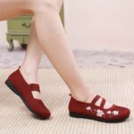 ⁦[Soft Sole] 2024 Women's Summer Casual Knit Flats | Soft Sole, Lightweight & Comfortable Fabric | PU Insole | Slip-On Shoes | Summer⁩ - الصورة ⁦11⁩