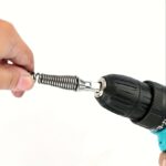 ⁦1pc Pipe Deburring Tool Drill Attachment, Multi-Functional Drain and Toilet Plunger, Hair and Debris Removal, Bathroom and Kitchen Drain Cleaner, Flexible Pipe Assistant for Commercial and Residential Use, Durable and Space-Saving, Drill Not Include⁩ - الصورة ⁦10⁩