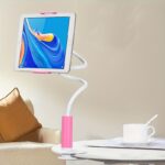 ⁦360-Degree Rotatable Tablet and Phone Stand with Flexible Gooseneck Clip Arm - Ideal for Watching in Bed and on a Table, Freeing Up Your Hands, Bedside Table Accessory | Modern Table Accessory | Adjustable Arm⁩ - الصورة ⁦7⁩